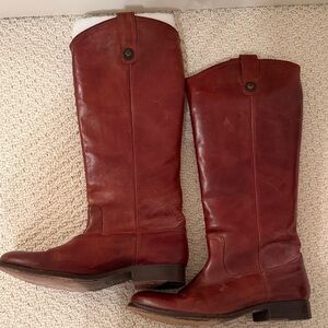 Frye Women's Red Combat & Moto Boots